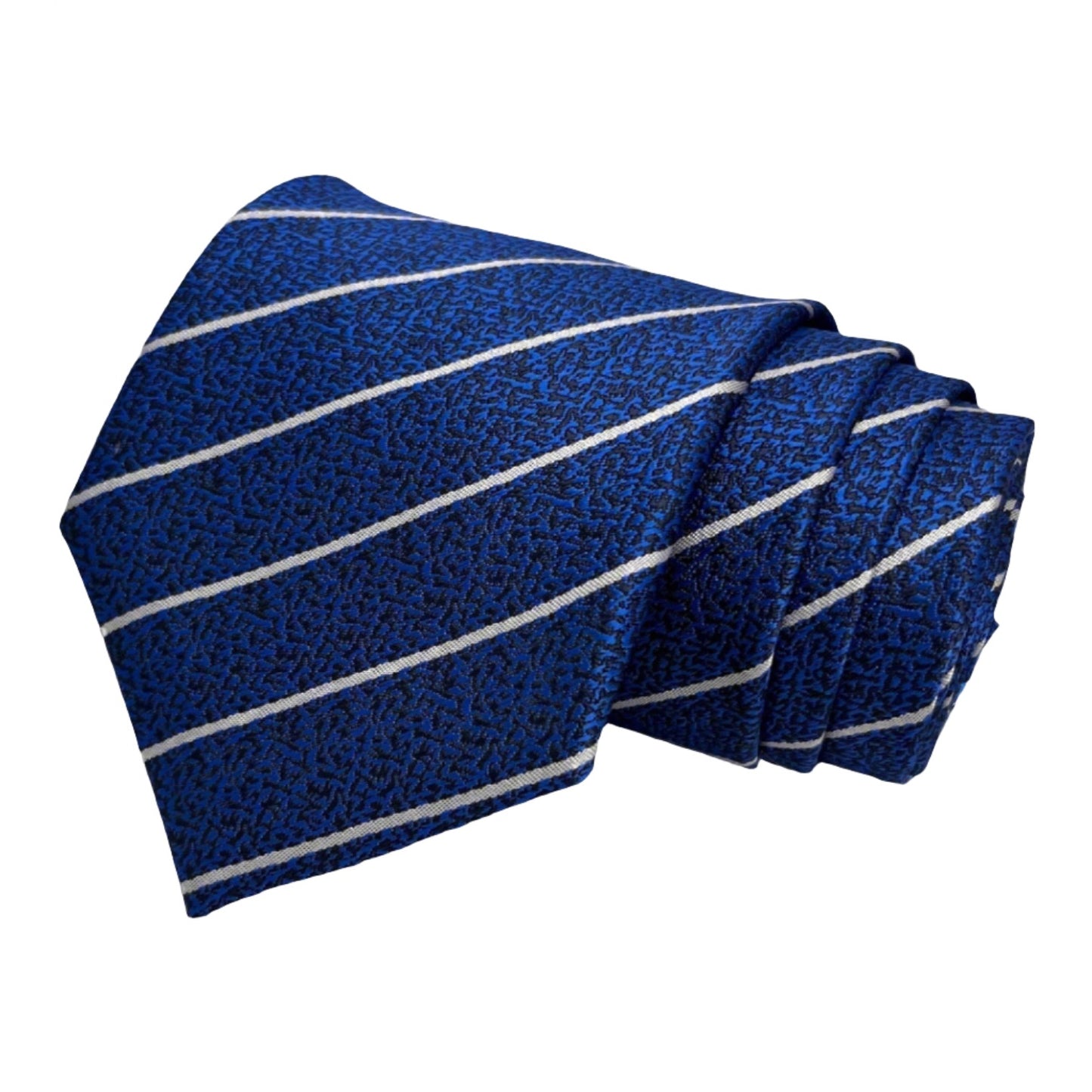 Blue Pin Stripe Tie Combo