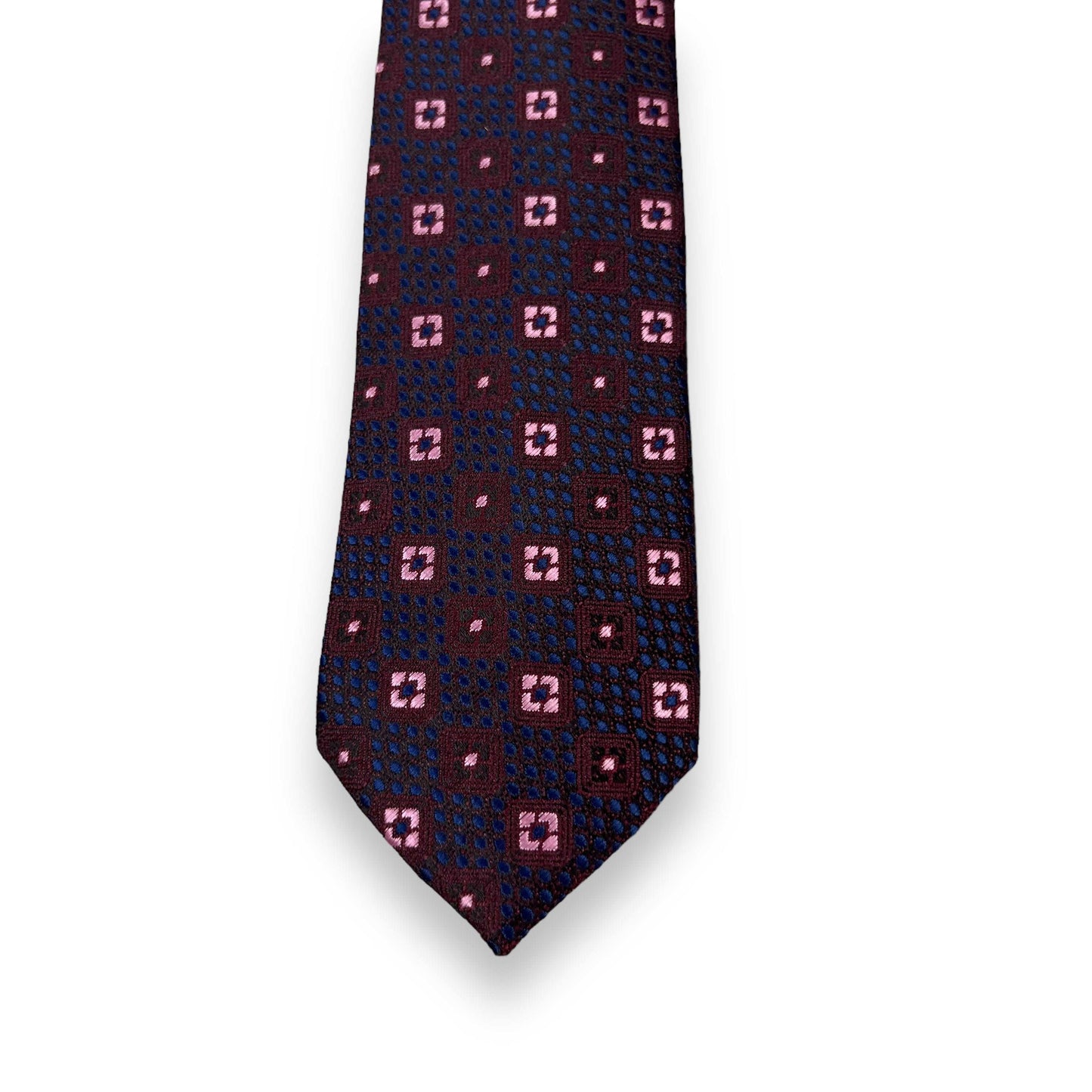 Maroon Abstract Tie