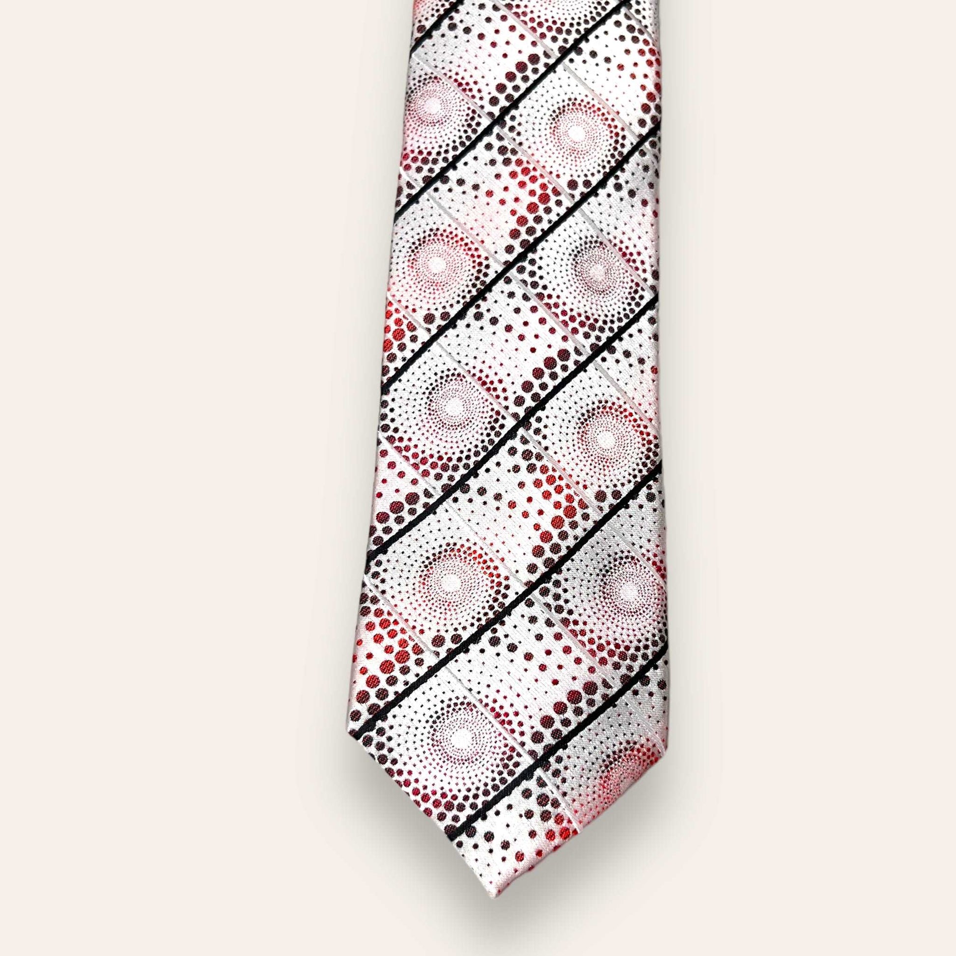 Dotted Plaid Tie