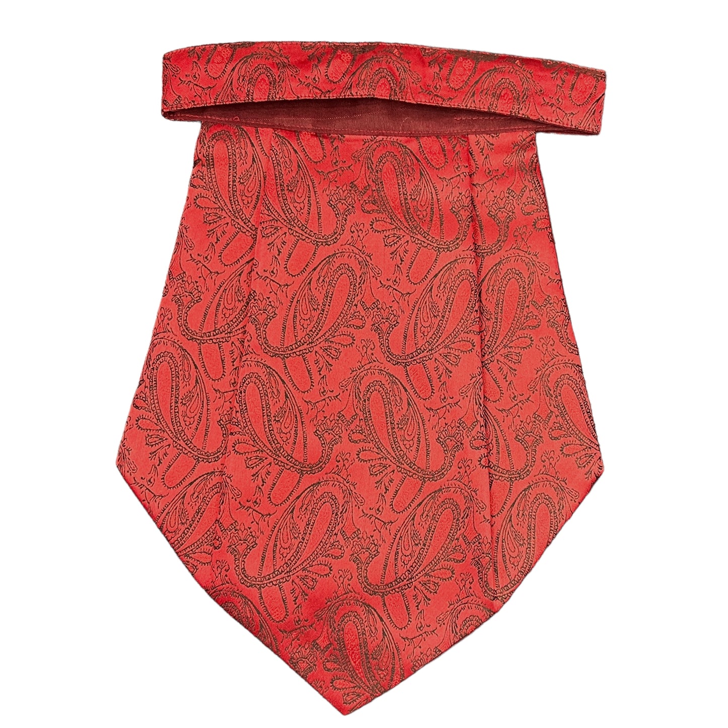 Red Paisley Cravat Tie