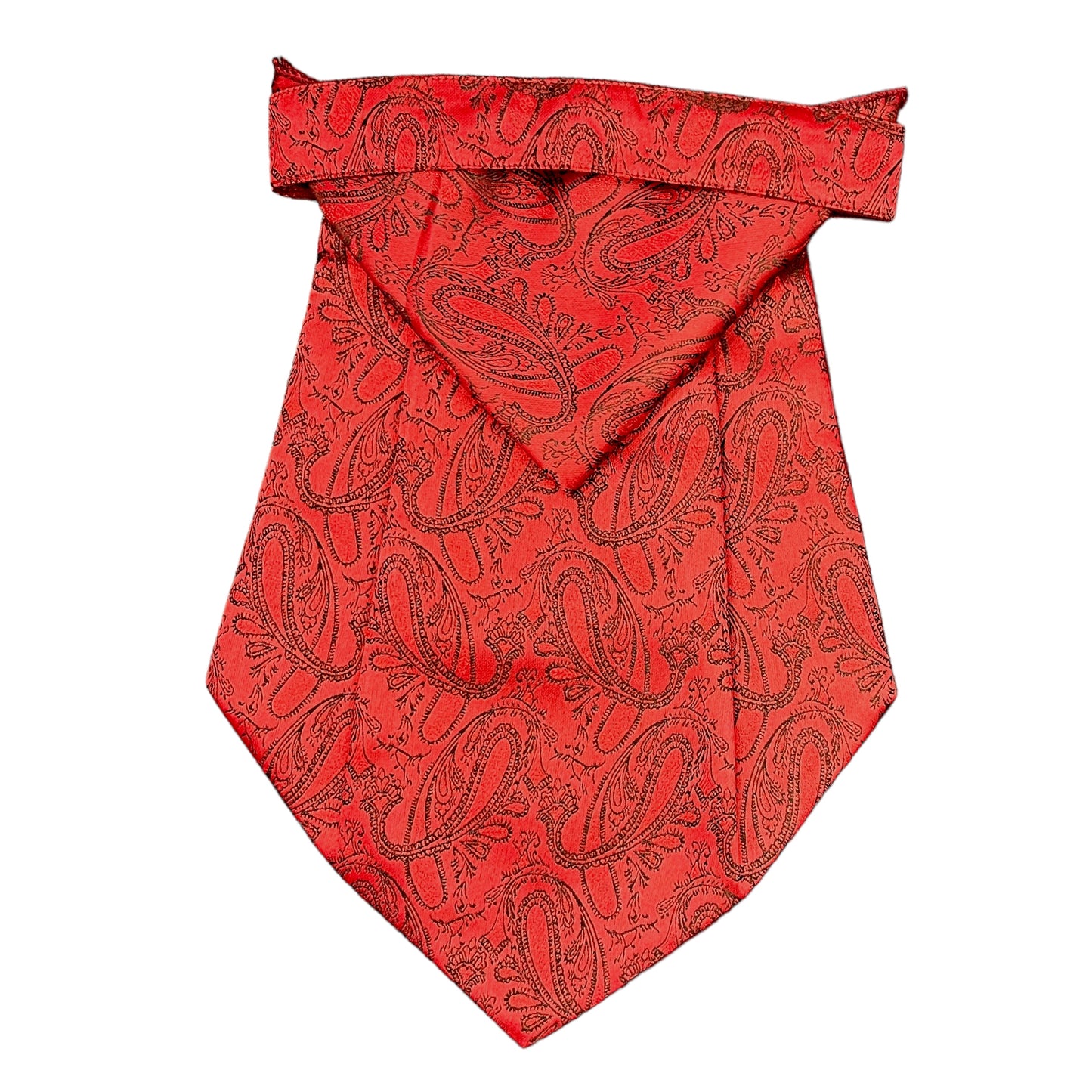 Red Paisley Cravat Tie