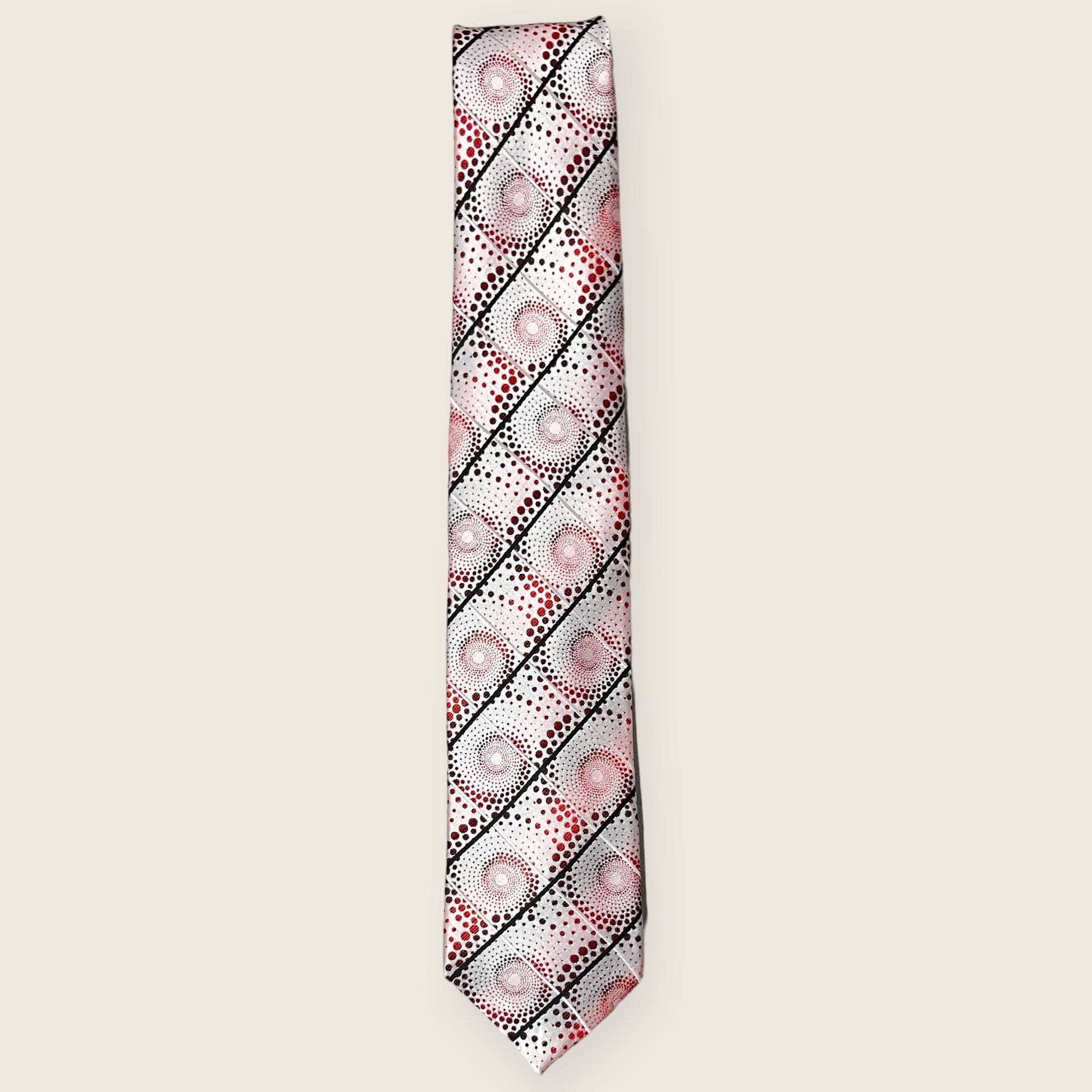 Dotted Plaid Tie