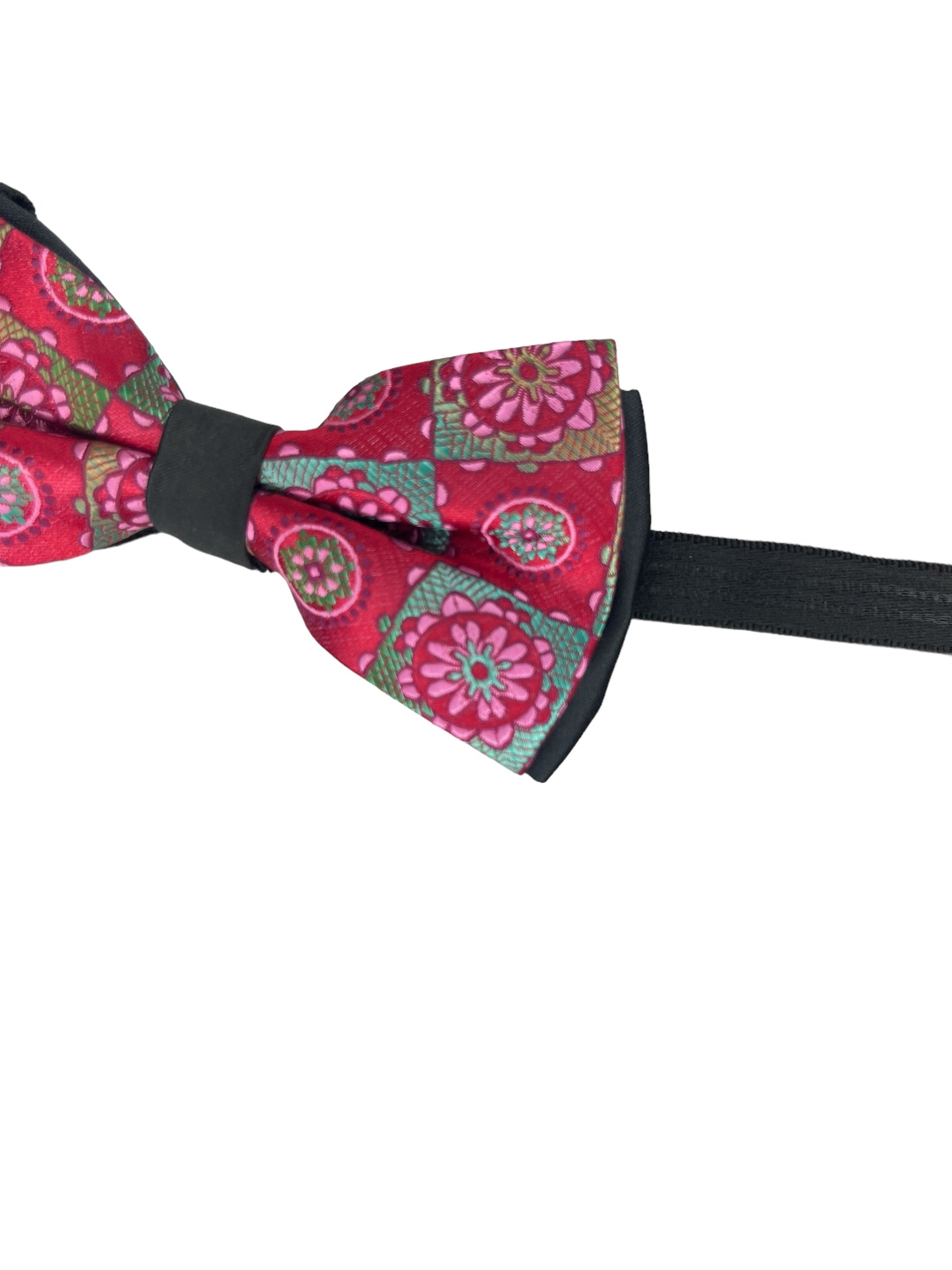 Multicolor Geometric Double Layered Bowtie