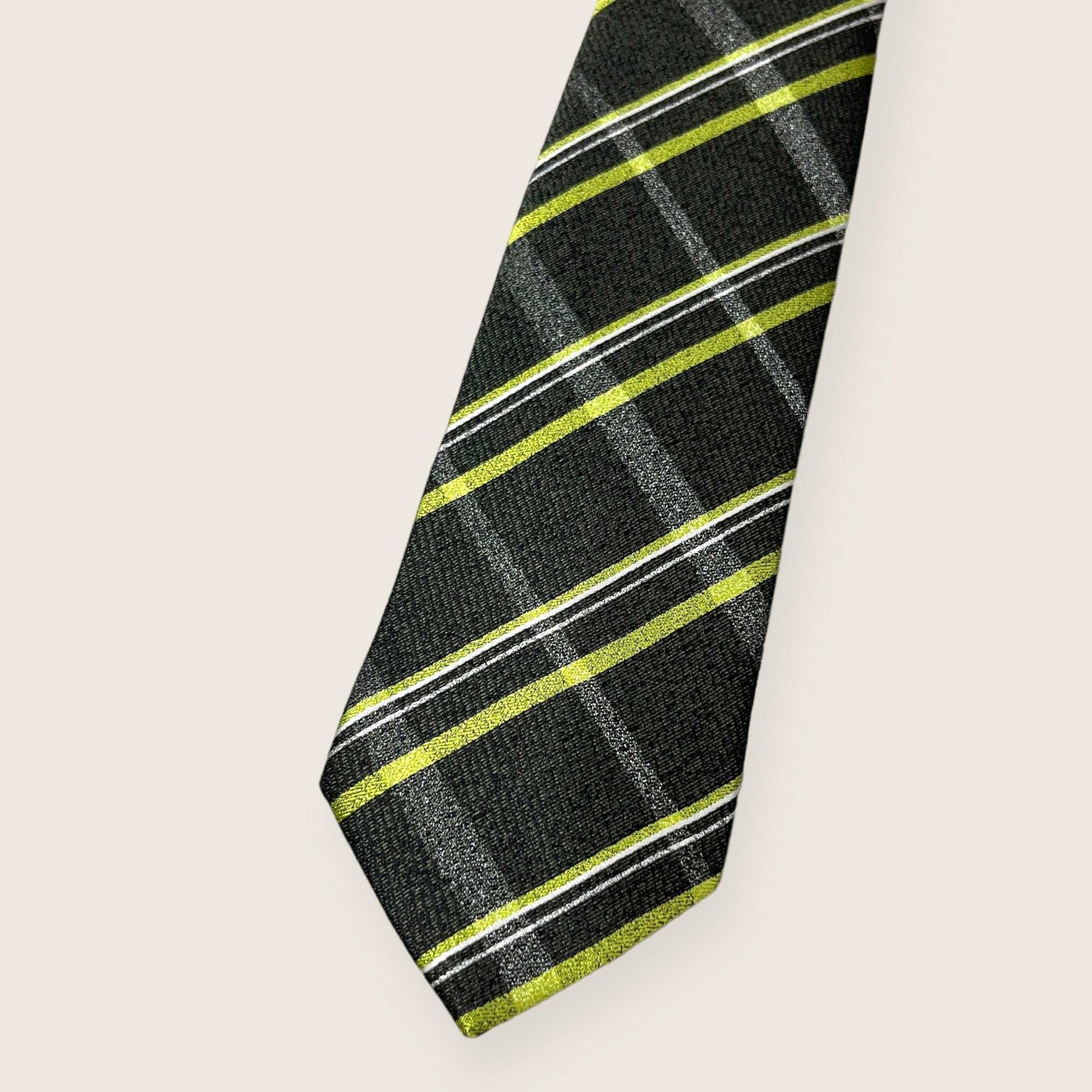 Algae Green Plaided Tie