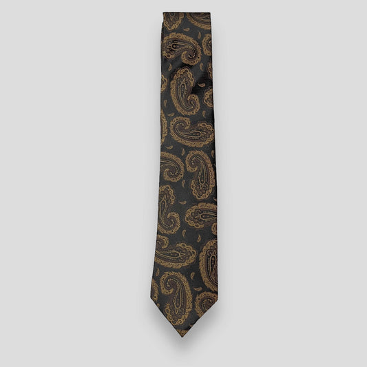 Brown Paisley Tie