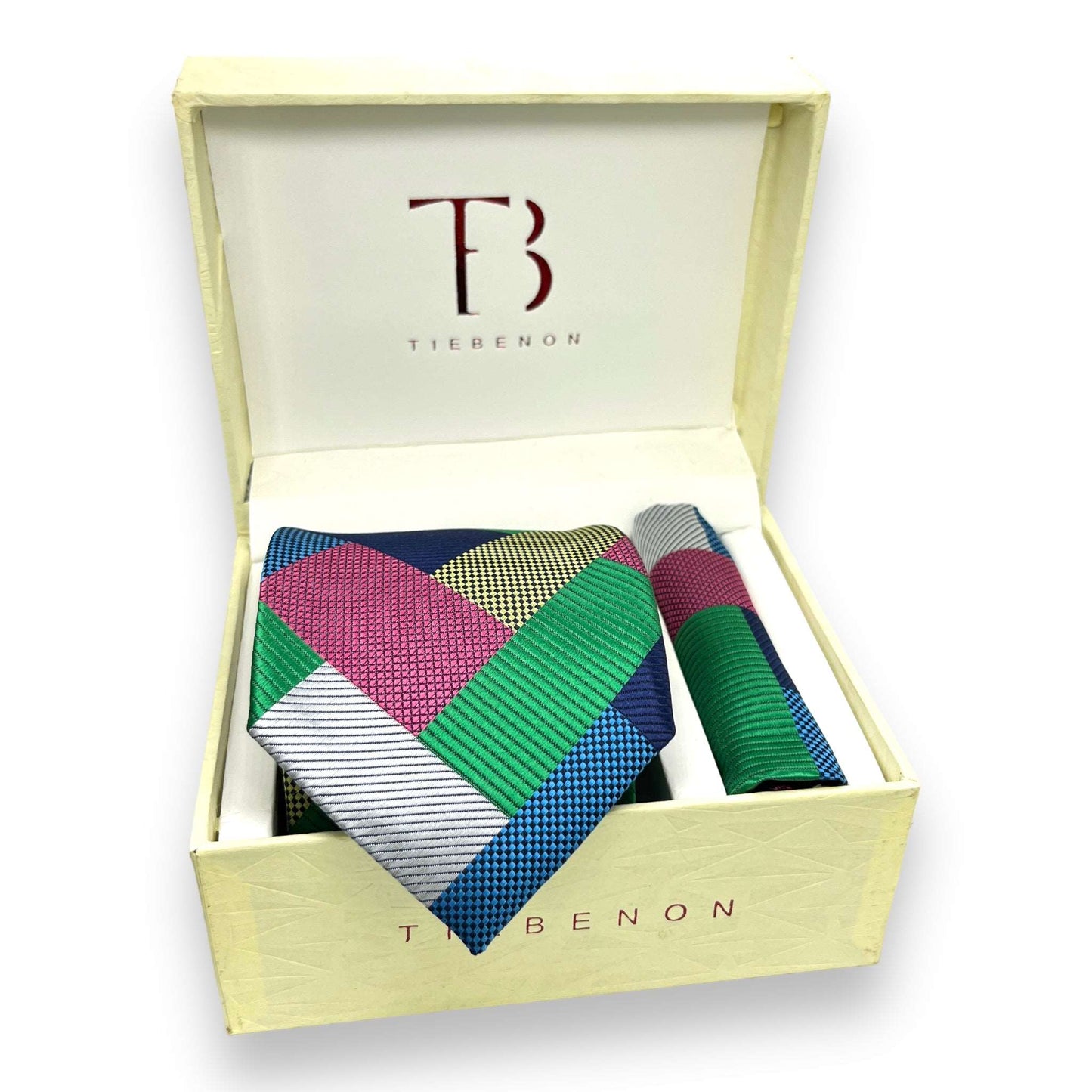 Multicolor Plaid Tie