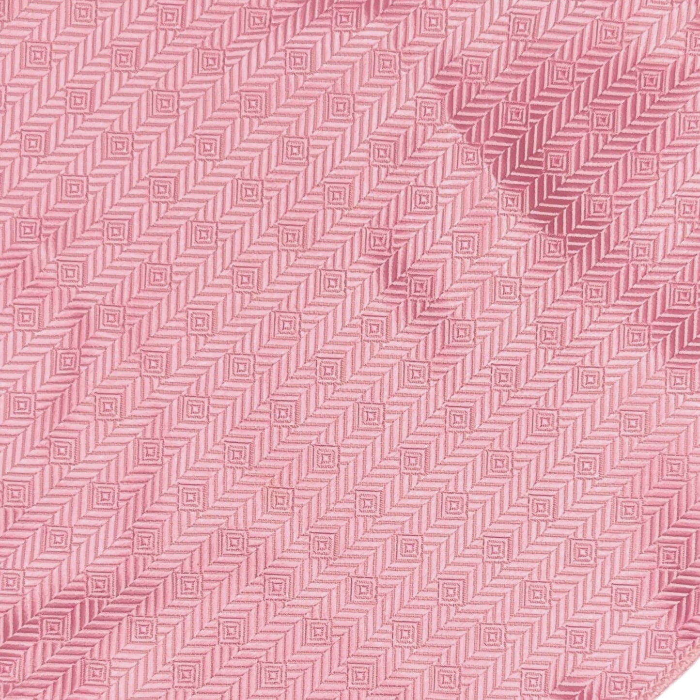 Pink Herringbone Cravat Tie