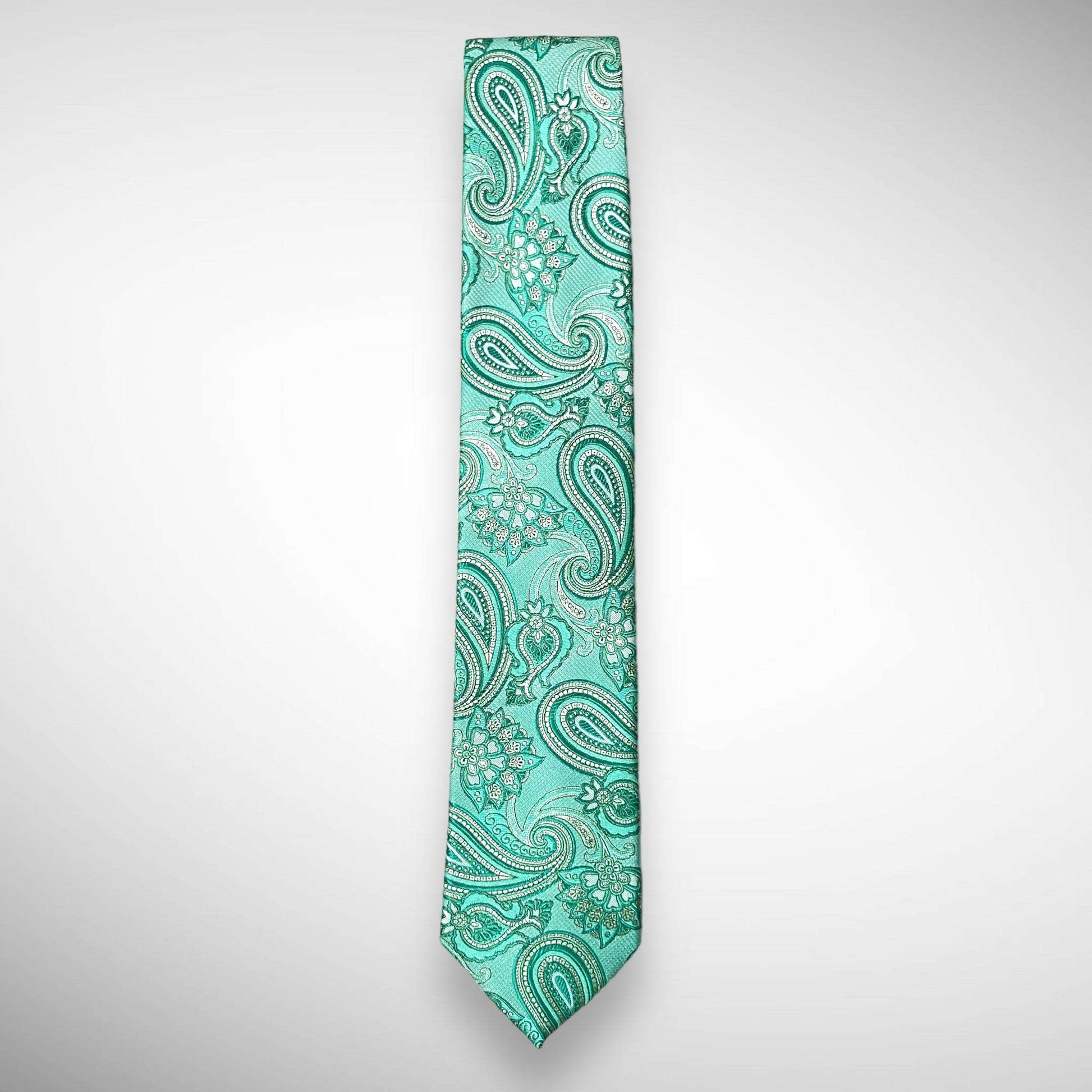 Mint Green Paisley Tie