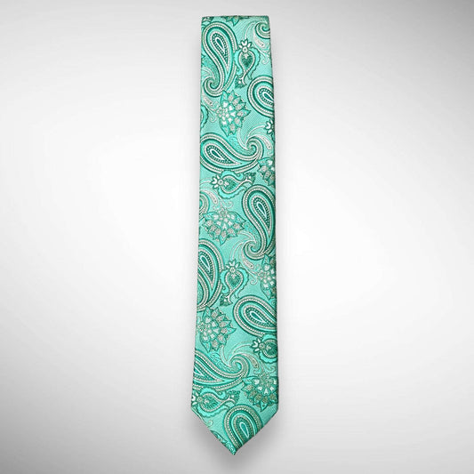 Mint Green Paisley Tie