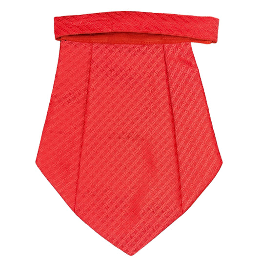 Dark Red Self Cravat Tie