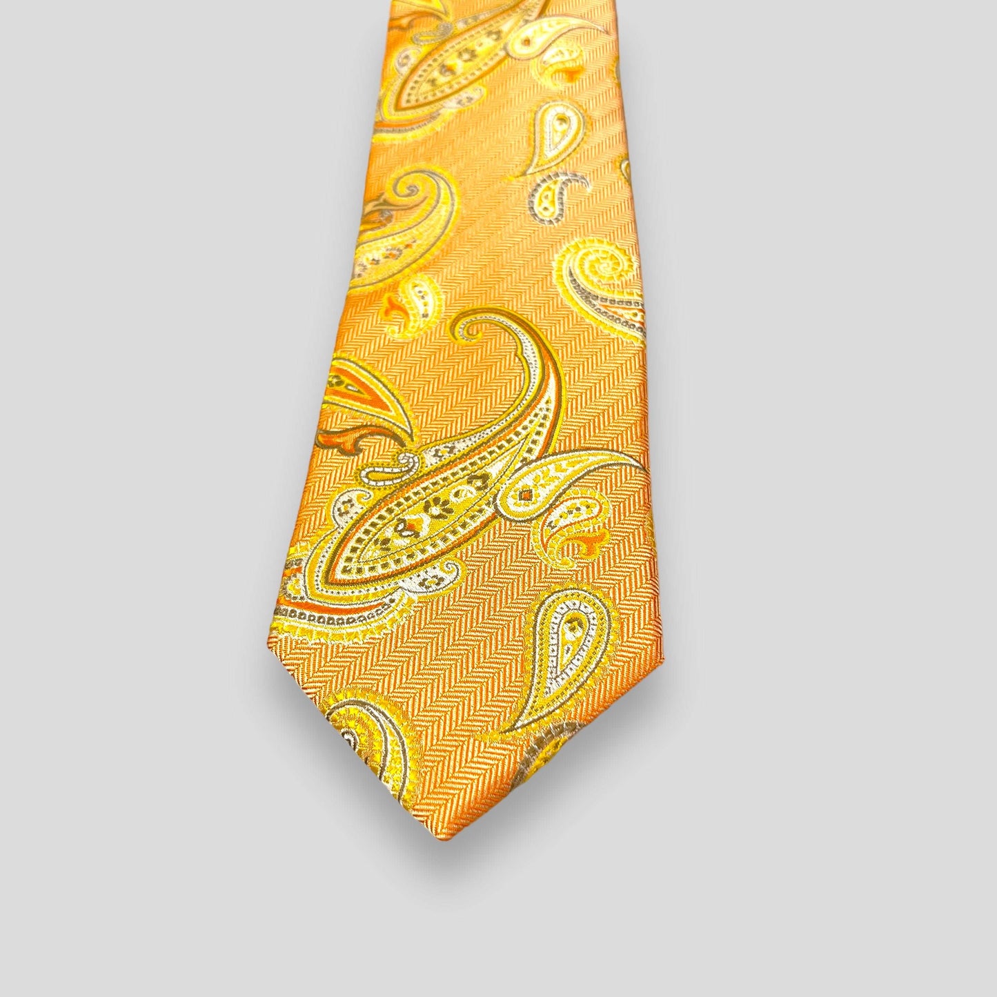 Orange Paisley Tie