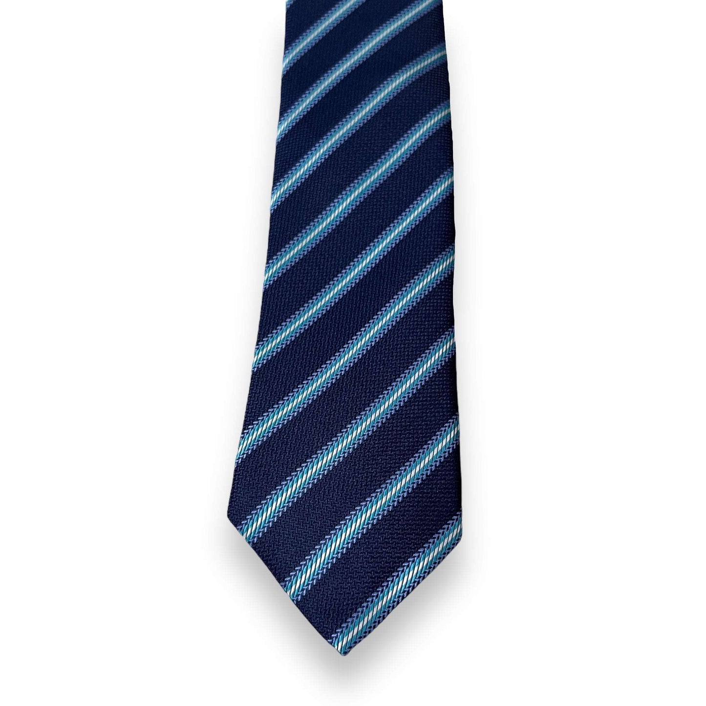 Navy Blue Stripe Tie