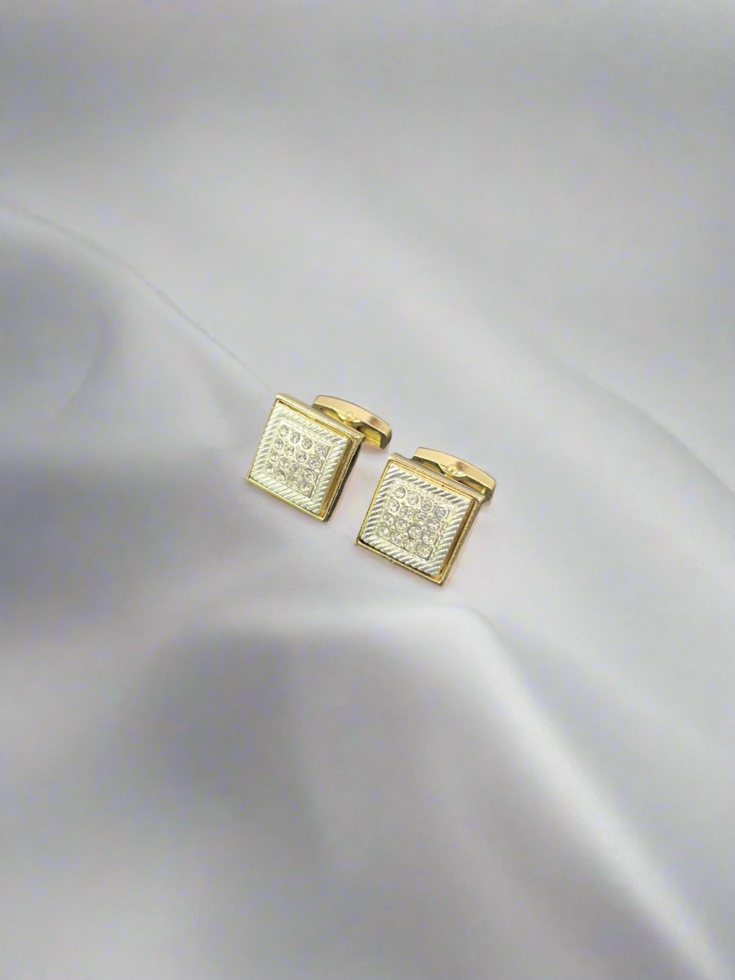 Silver Studded Cufflinks