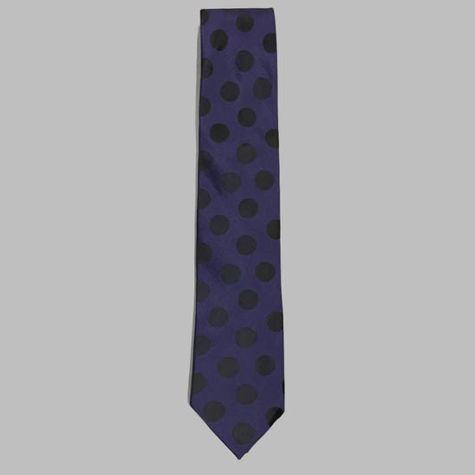 Purple With Black Polka Dot