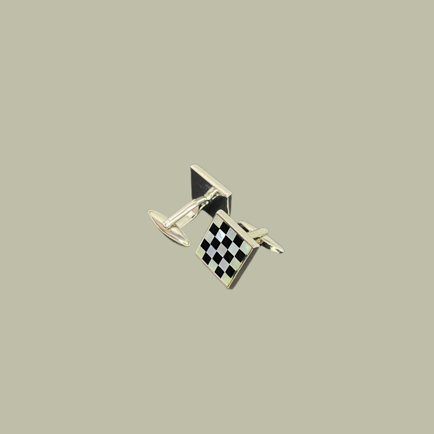 Chess Board MOP cufflinks