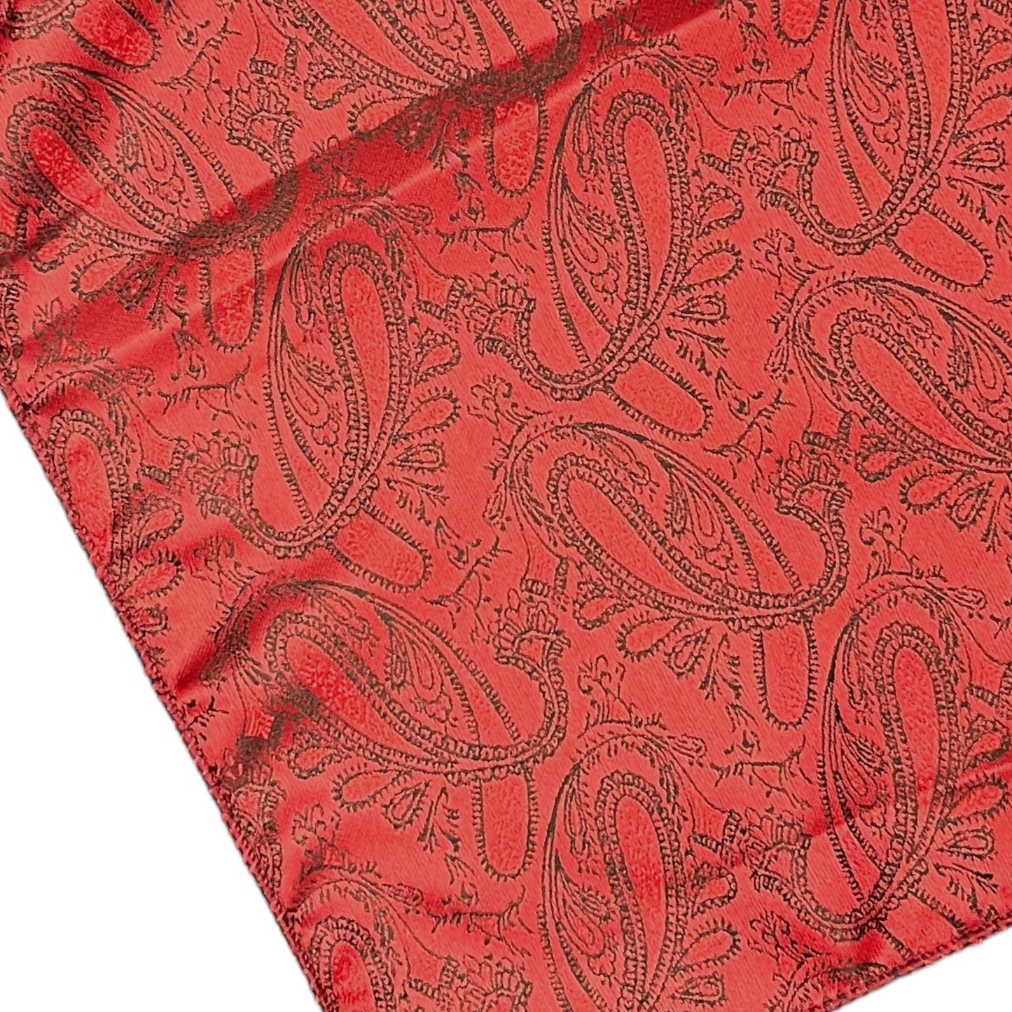 Red Paisley Cravat Tie