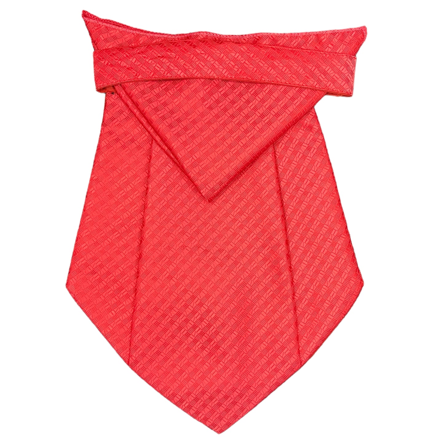 Dark Red Self Cravat Tie