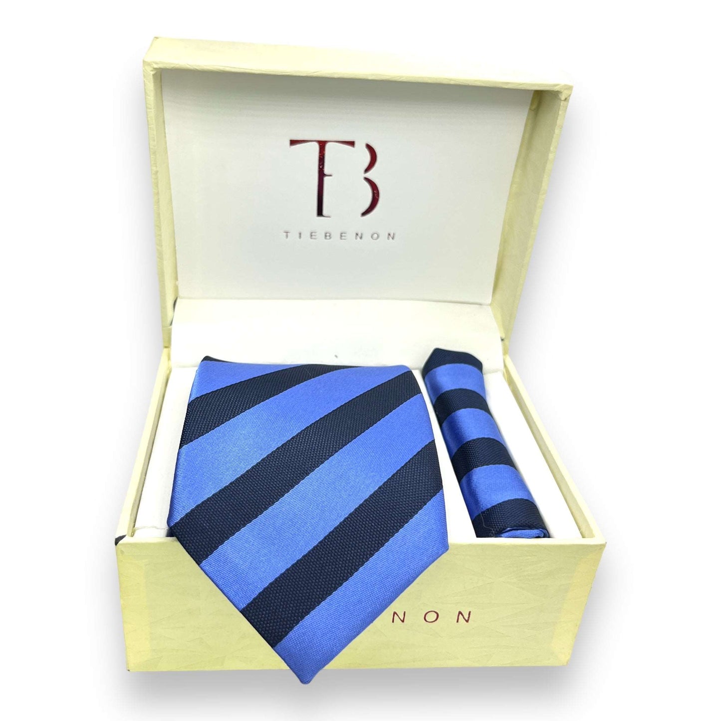 Blue Stripe Tie Combo