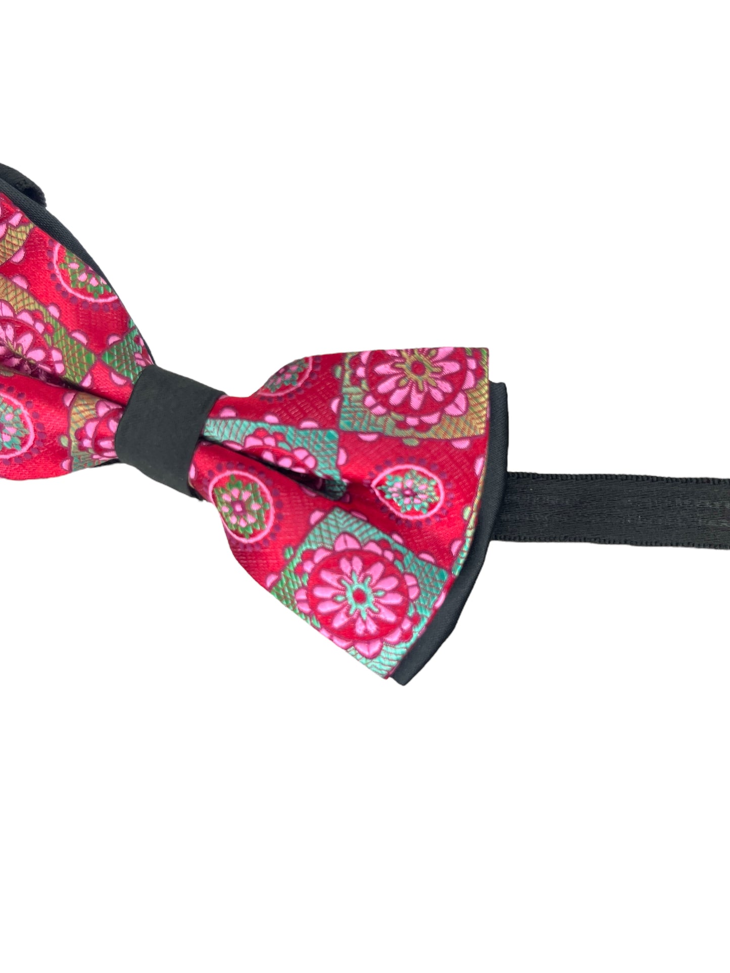 Multicolor Geometric Double Layered Bowtie