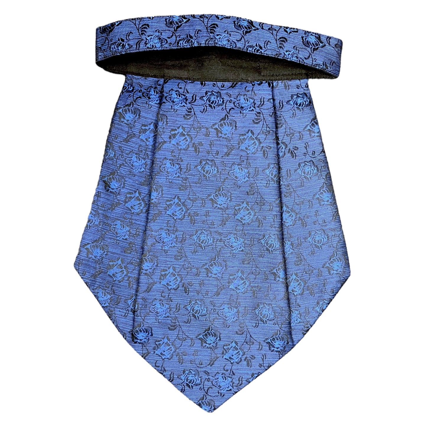 Blue Floral Cravat Tie