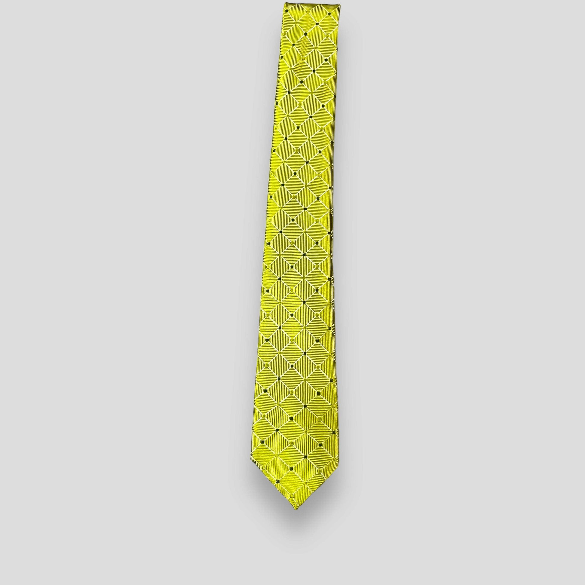 Lime Yellow Classic Tie