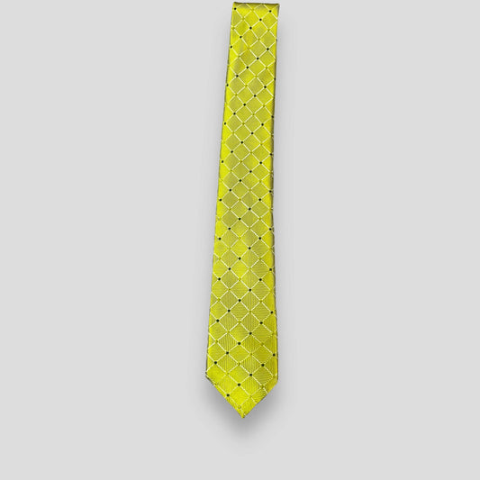 Lime Yellow Classic Tie