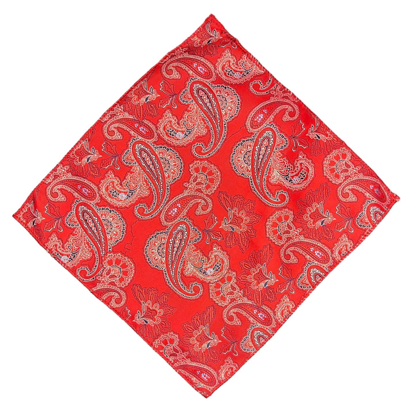 Red Paisley Cravat Tie