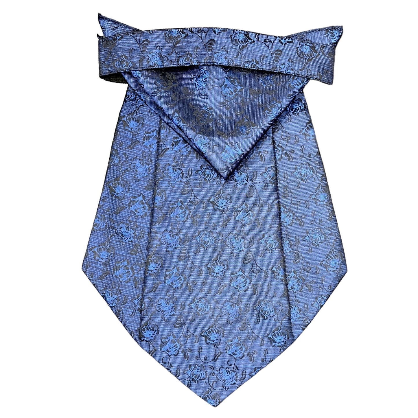 Blue Floral Cravat Tie