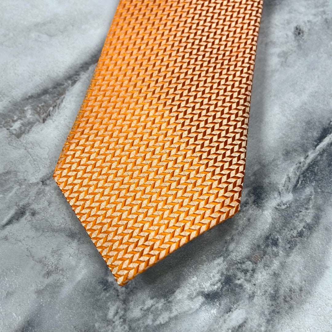 Orange Self Tie