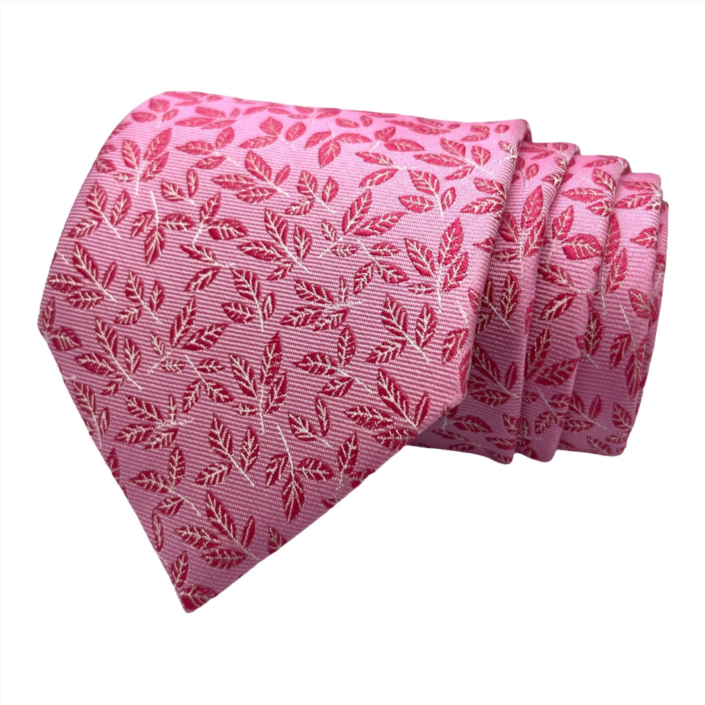 Pink Leaves Tie Combo