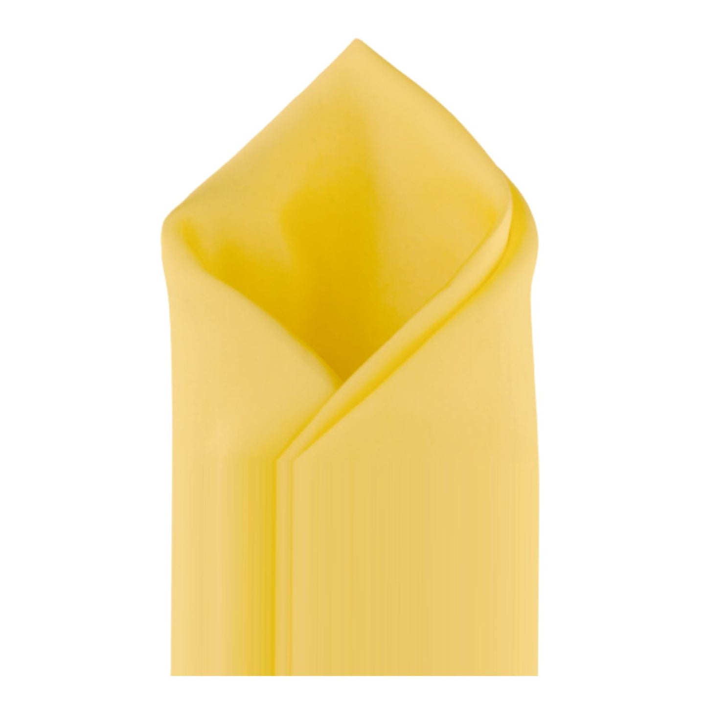 Yellow Solid Pocket Square