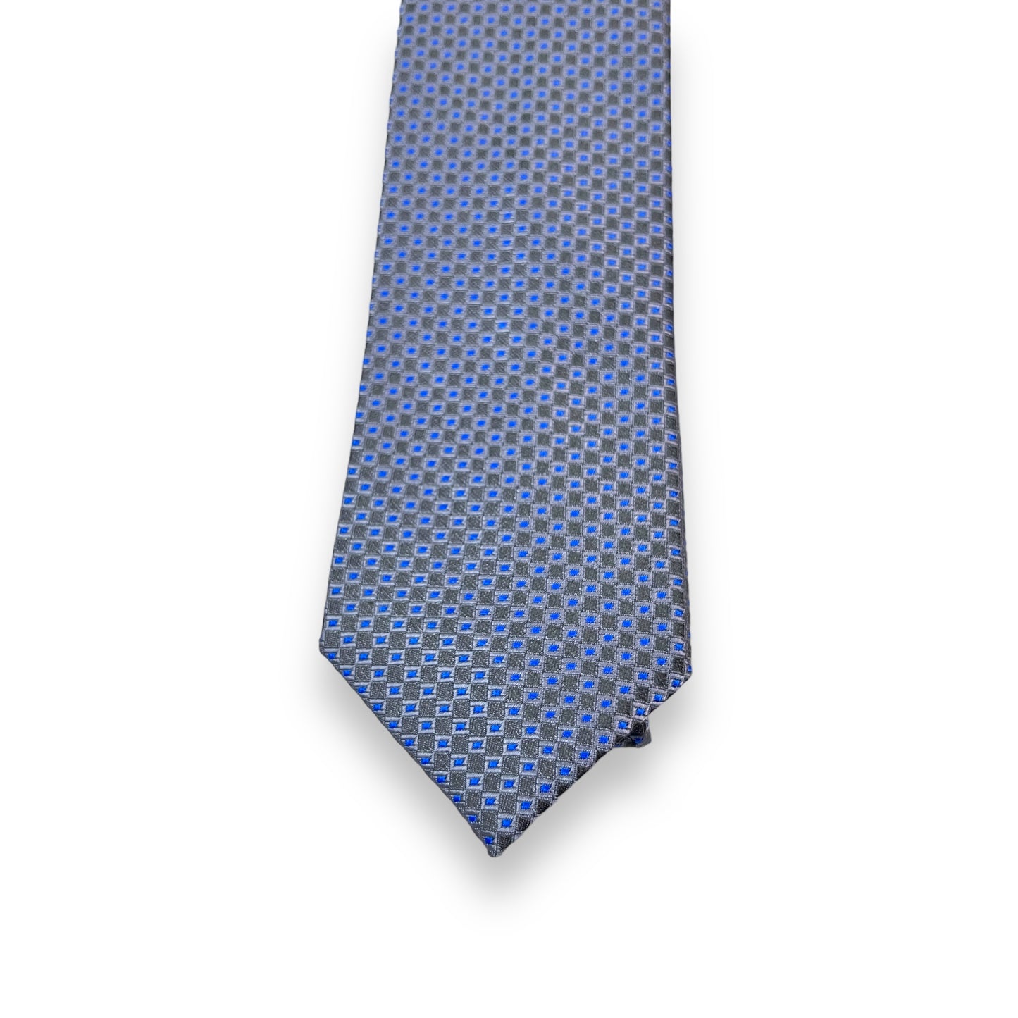 Blue Squared Dot Tie