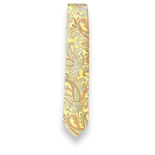 Yellow Paisley Tie