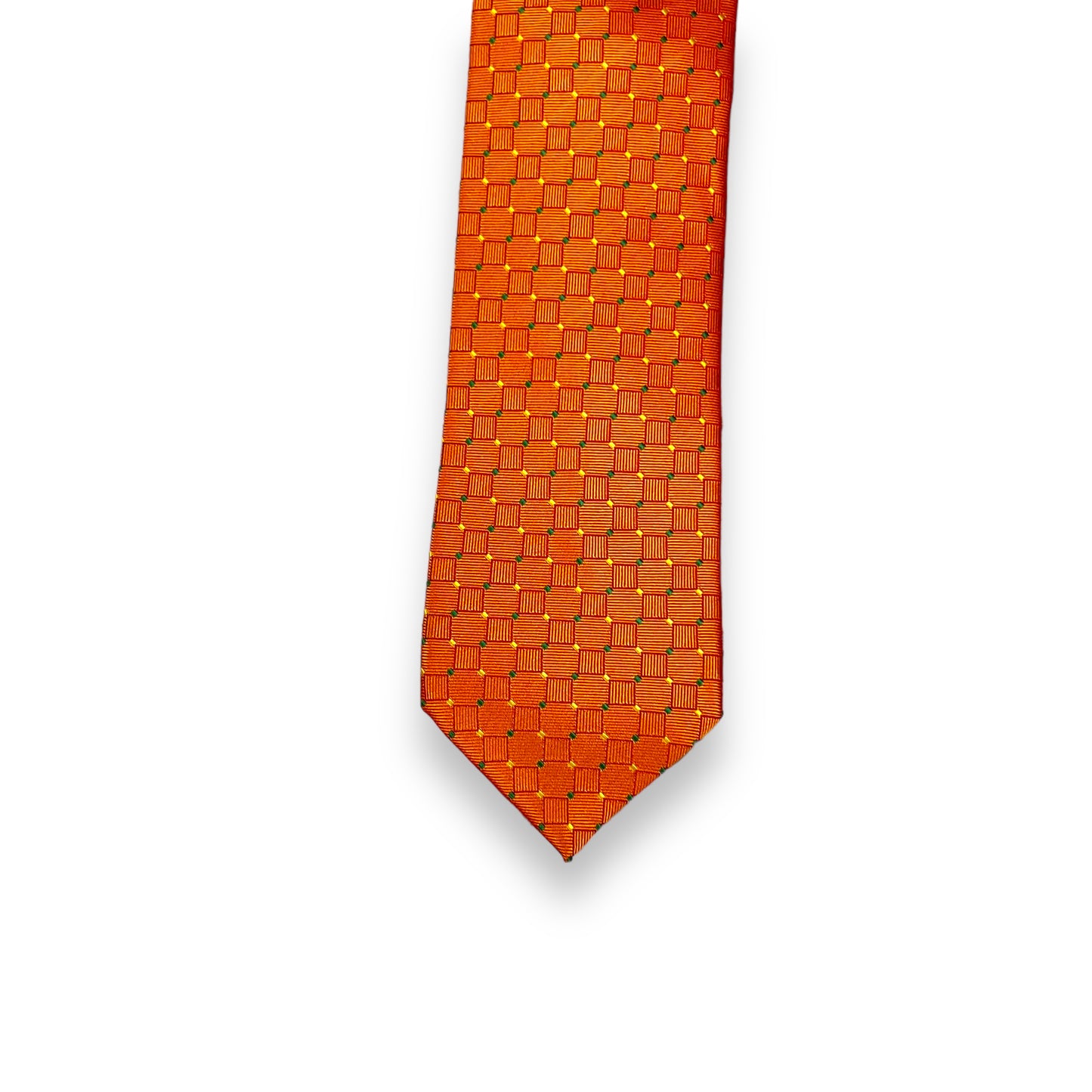 Burnt Orange Dotted Tie