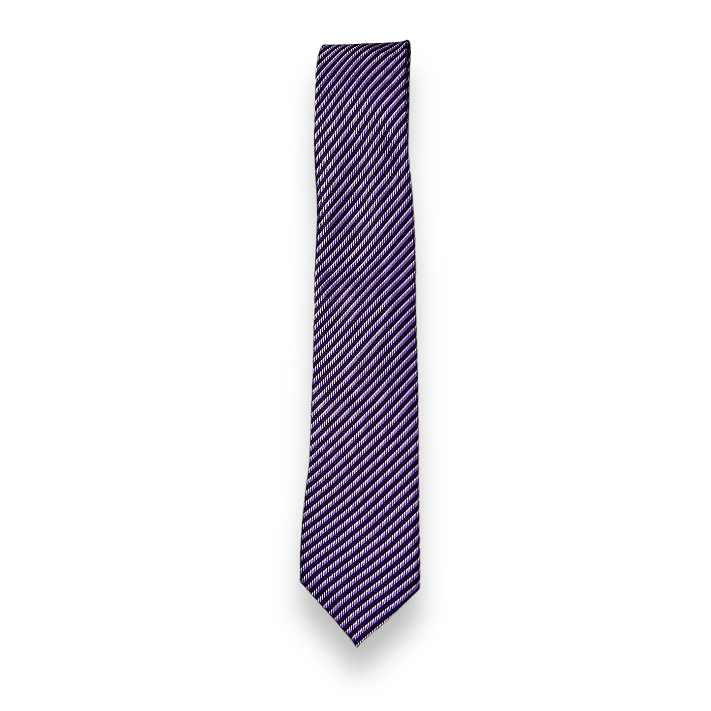 Purple Pin Stripe Tie