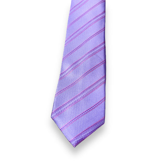 Mauve Purple Stripe Tie