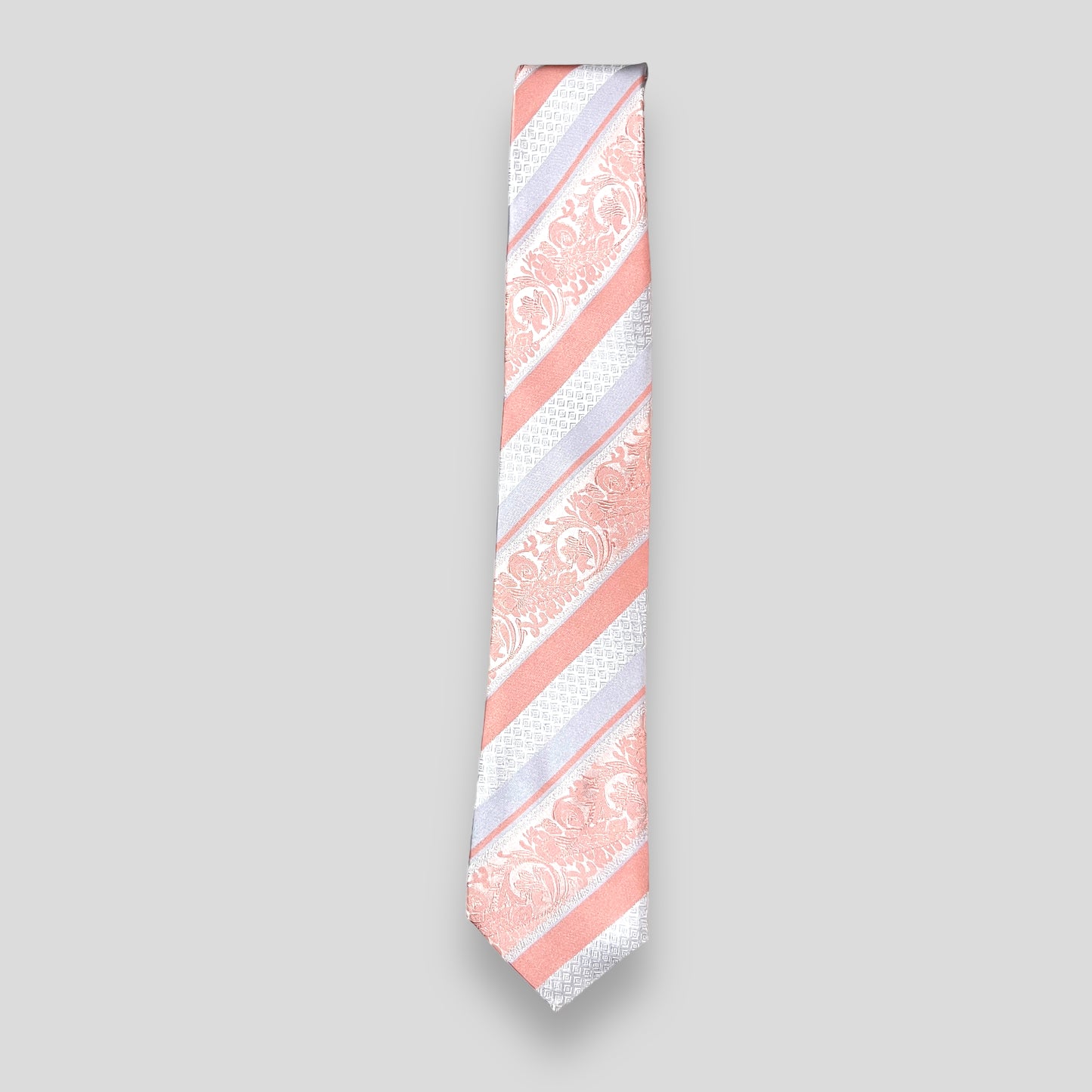 Peach Designer Paisley Tie