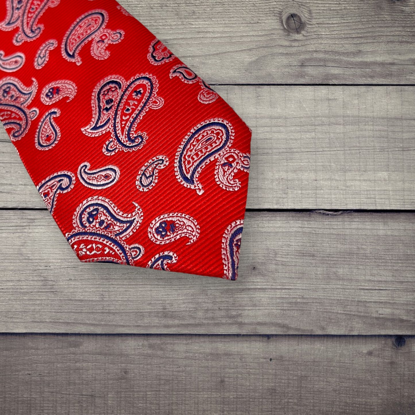 Red Paisley Tie