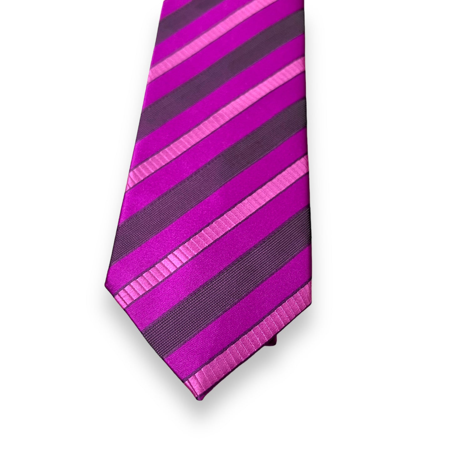 Magenta Stripe Tie