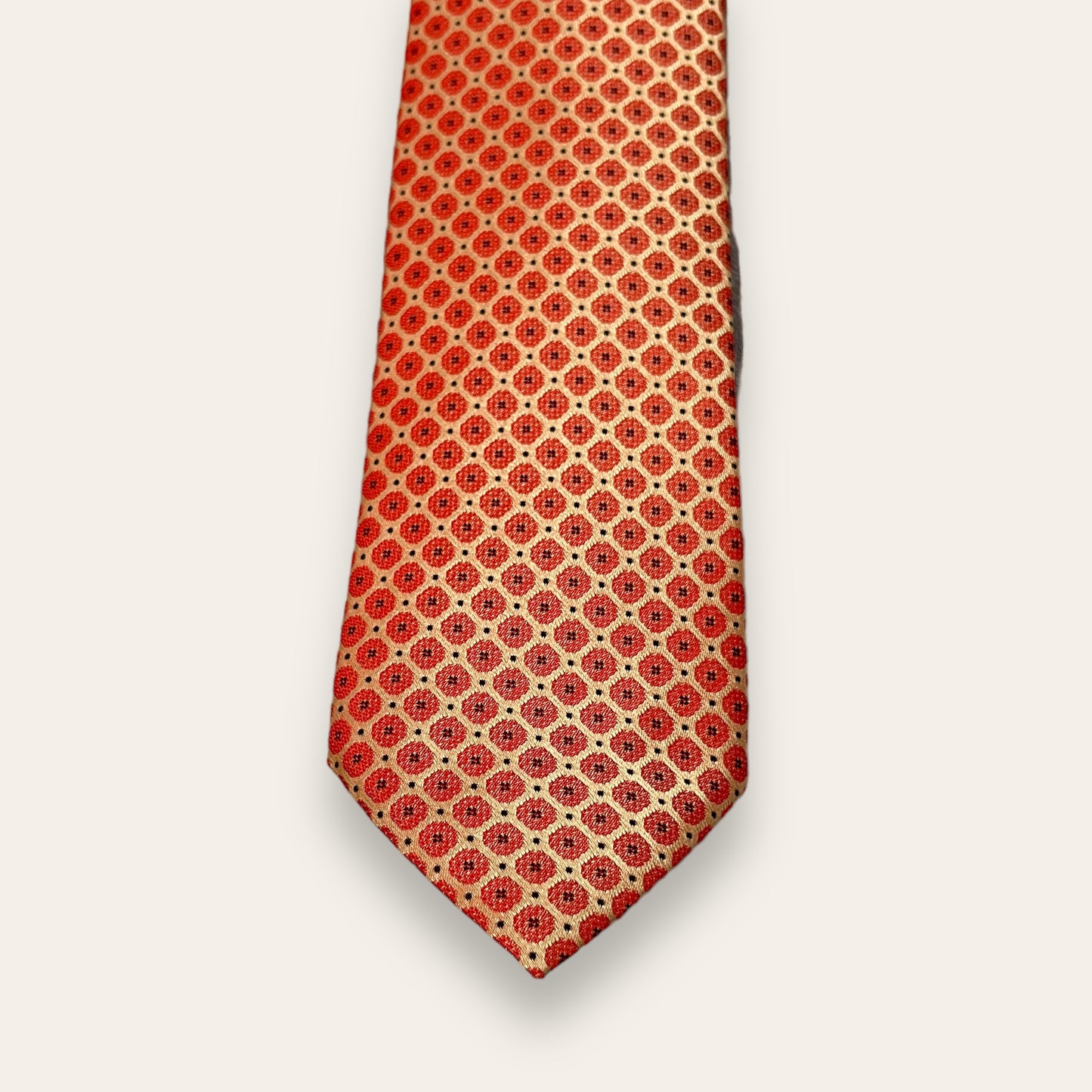 Rust Abstract Tie