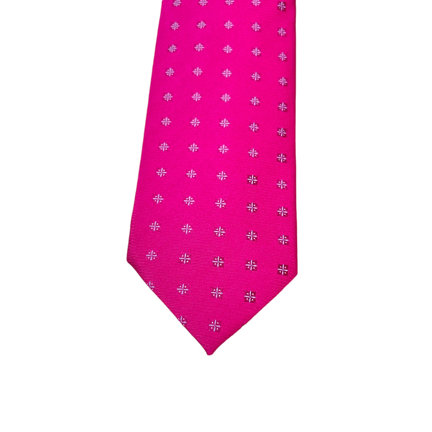 Hot Pink Small Flower Tie