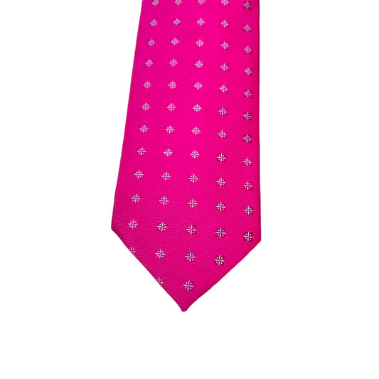 Hot Pink Small Flower Tie