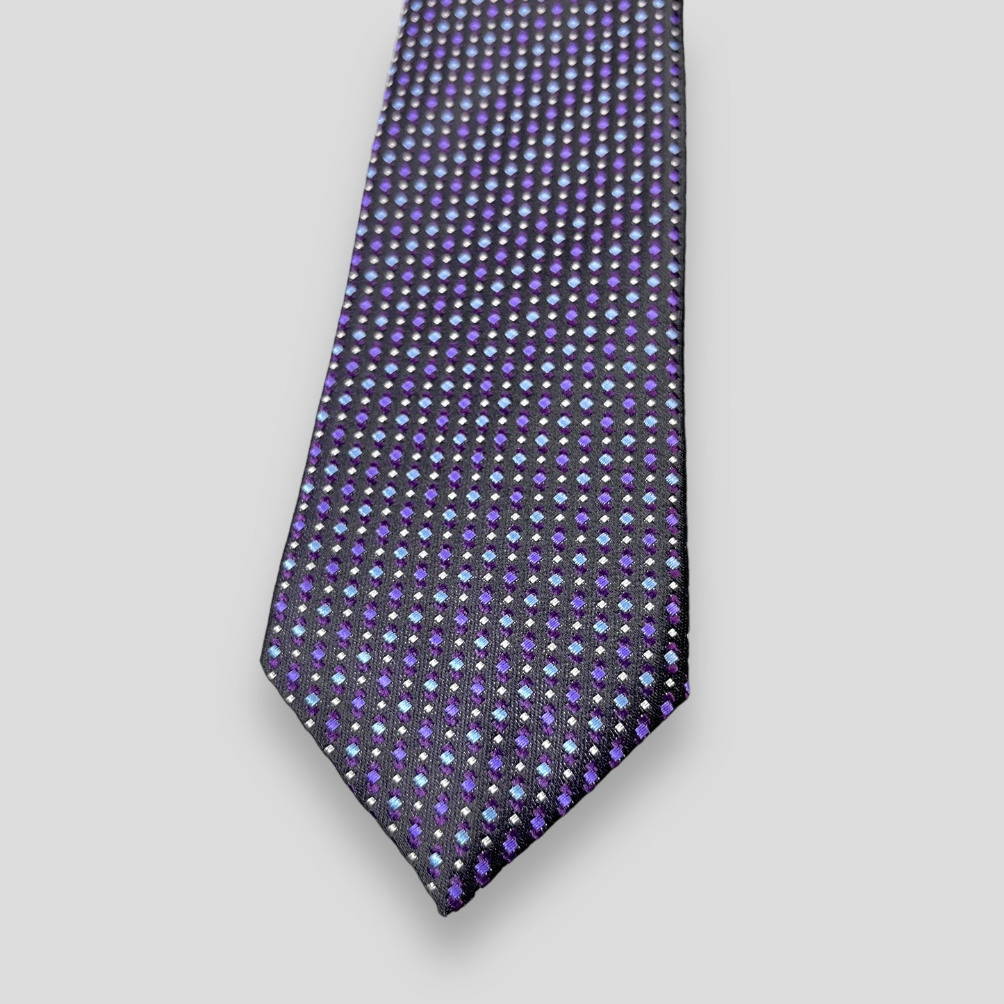 Purple Multidotted Tie