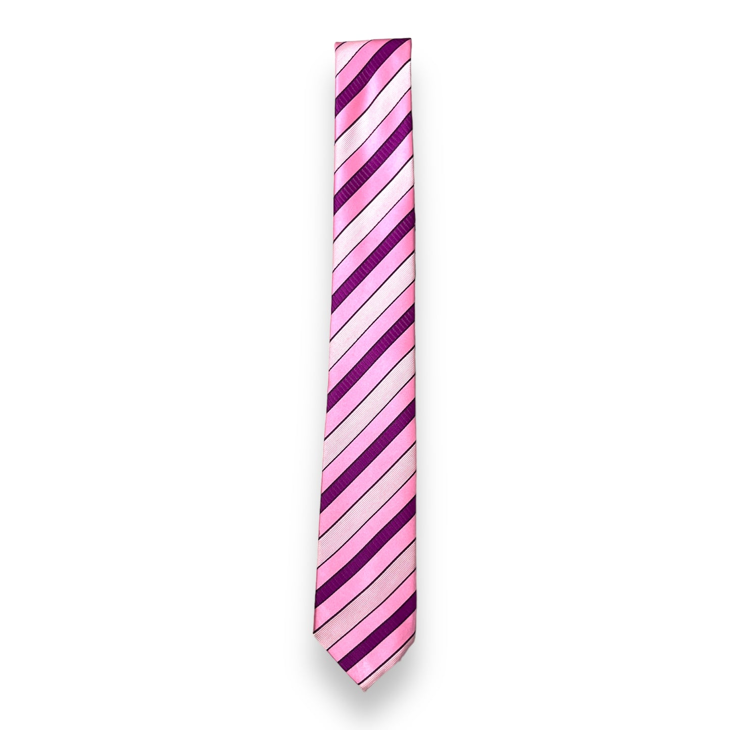 Pink Stripe Tie