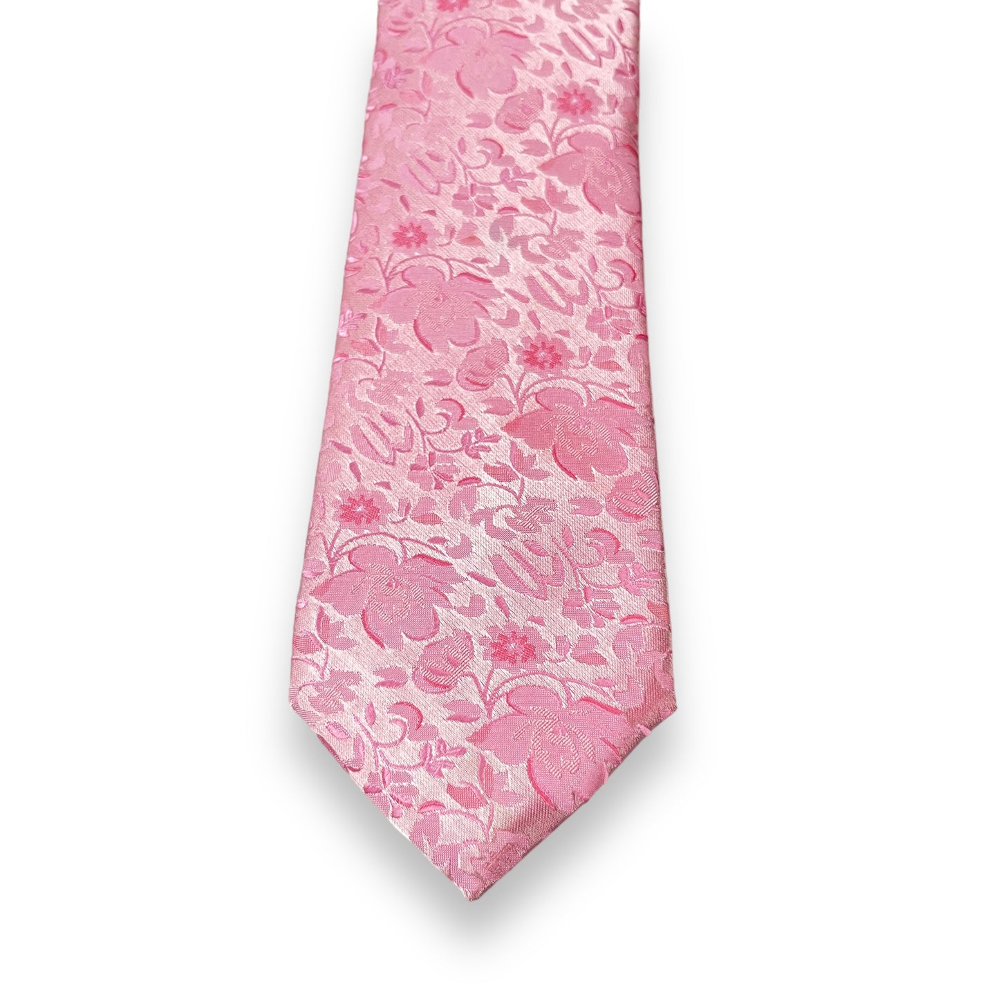 Pink Floral Tie