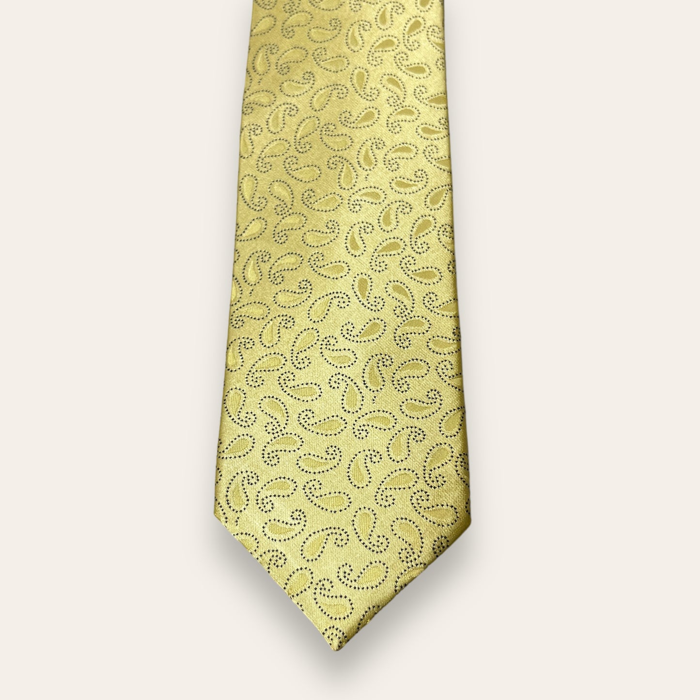 Yellow Paisley Tie