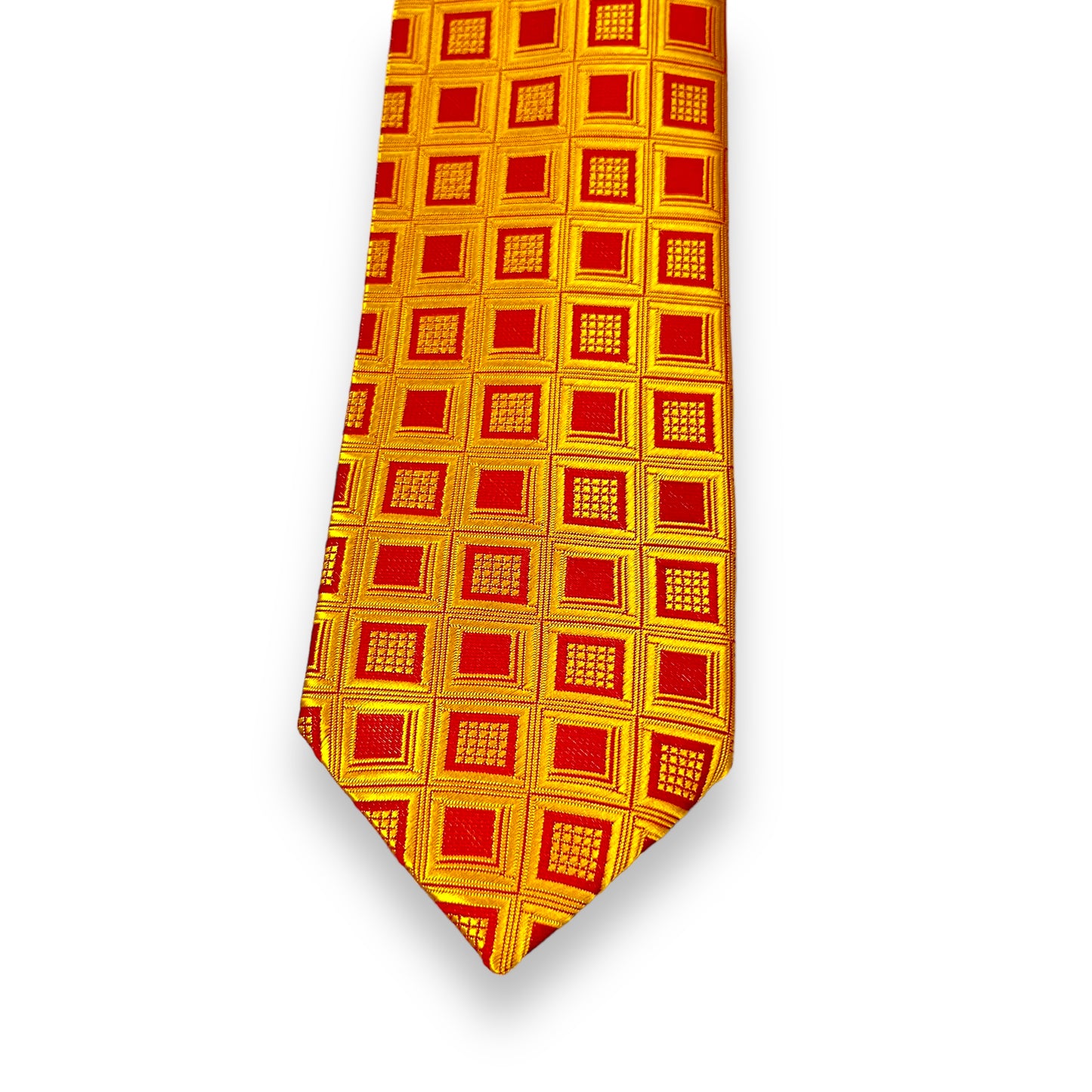 Mustard Yellow Squared Tie