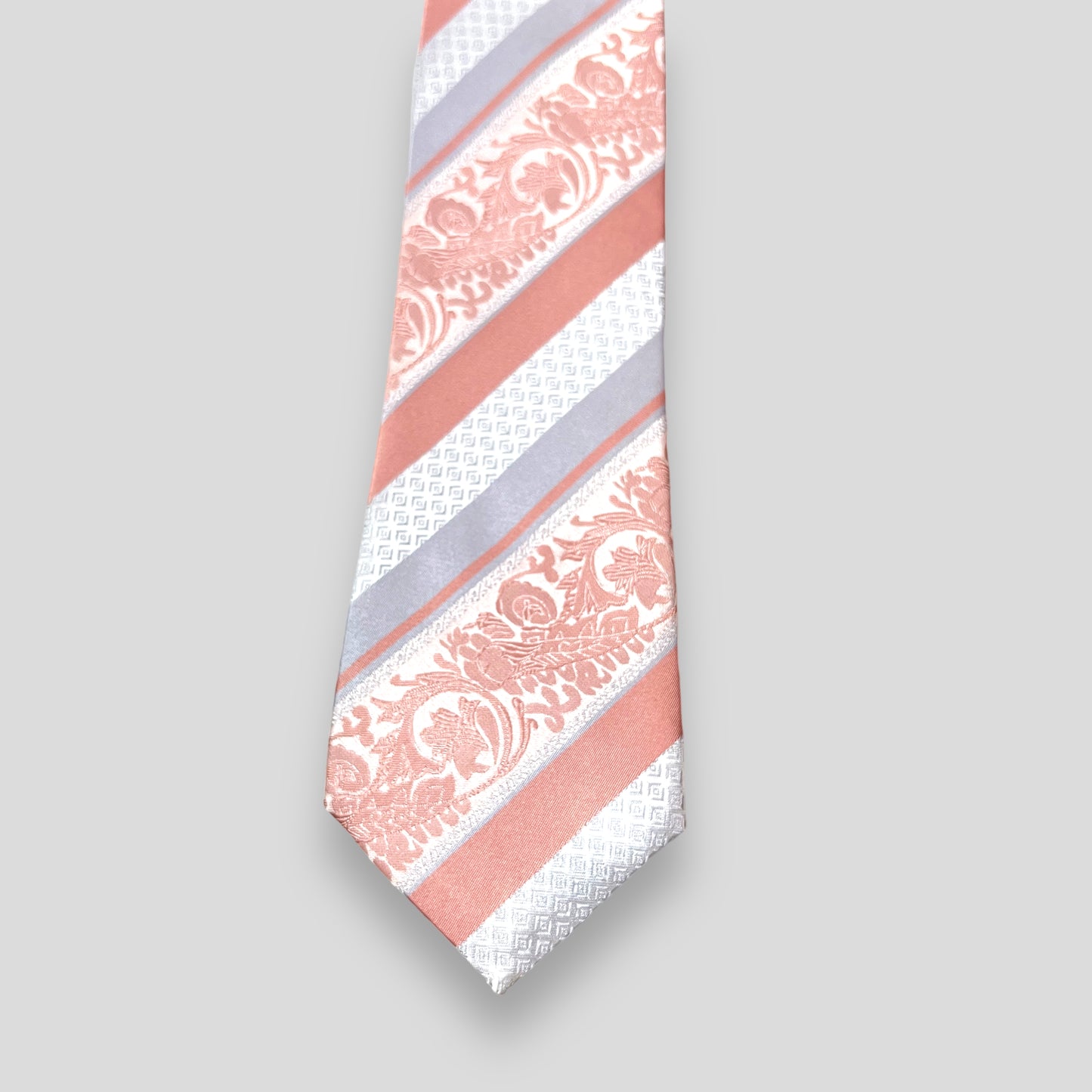 Peach Designer Paisley Tie