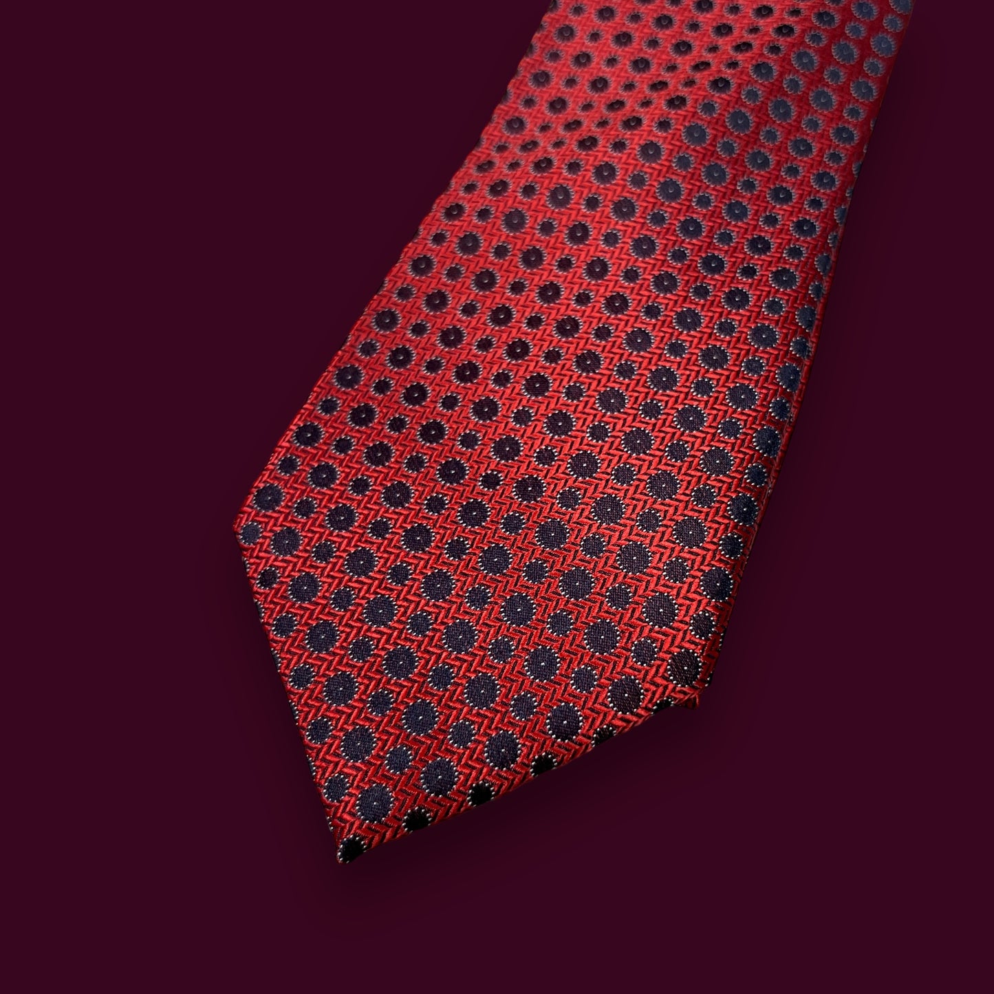 Red Dotted Tie