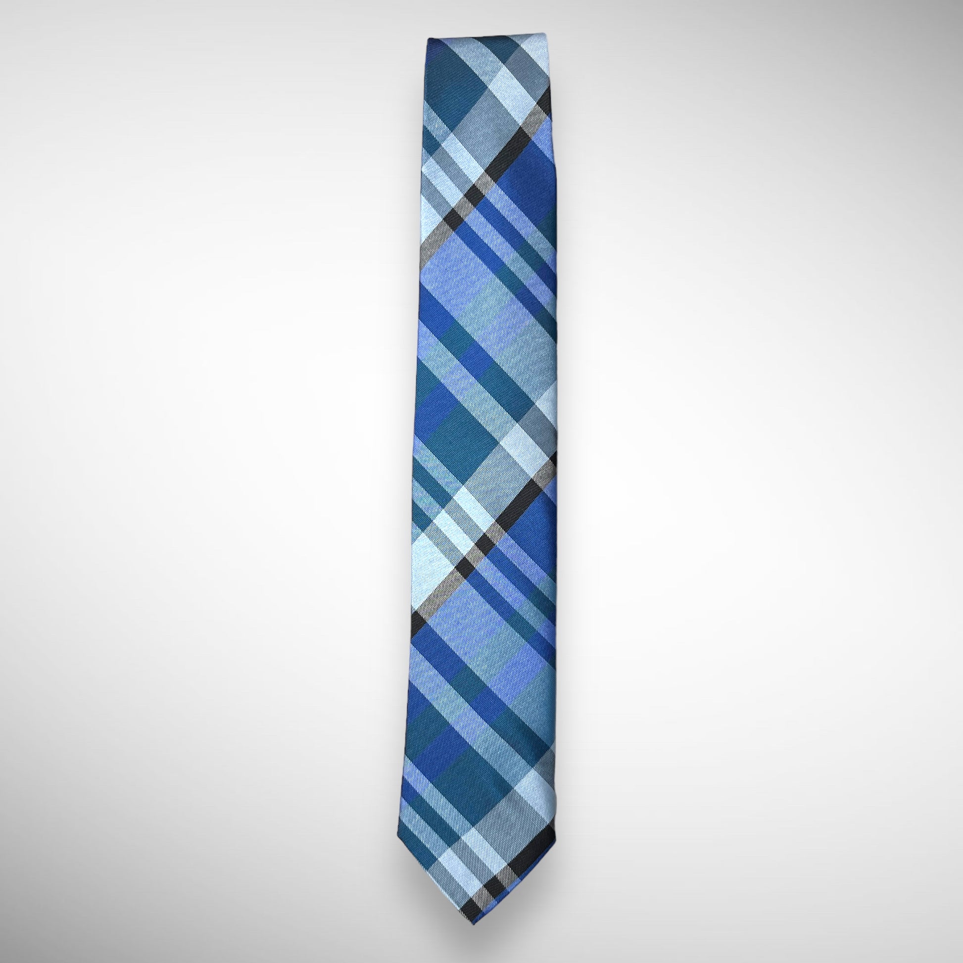 Blue Plaid Tie – Tie Benon